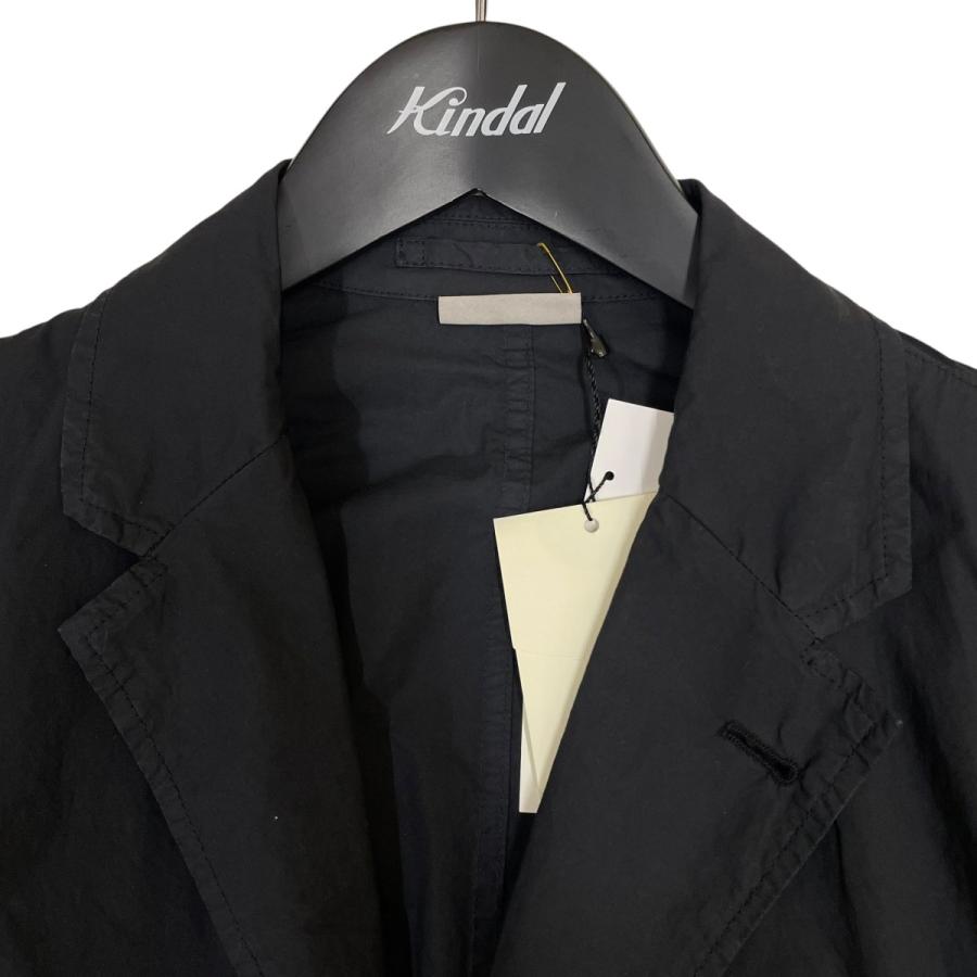 DRIES VAN NOTEN 3ボタン アンコンジャケット ネイビーストライプ DRIES VAN NOTEN 3ボタン アンコンジャケット ネイビーストライプ