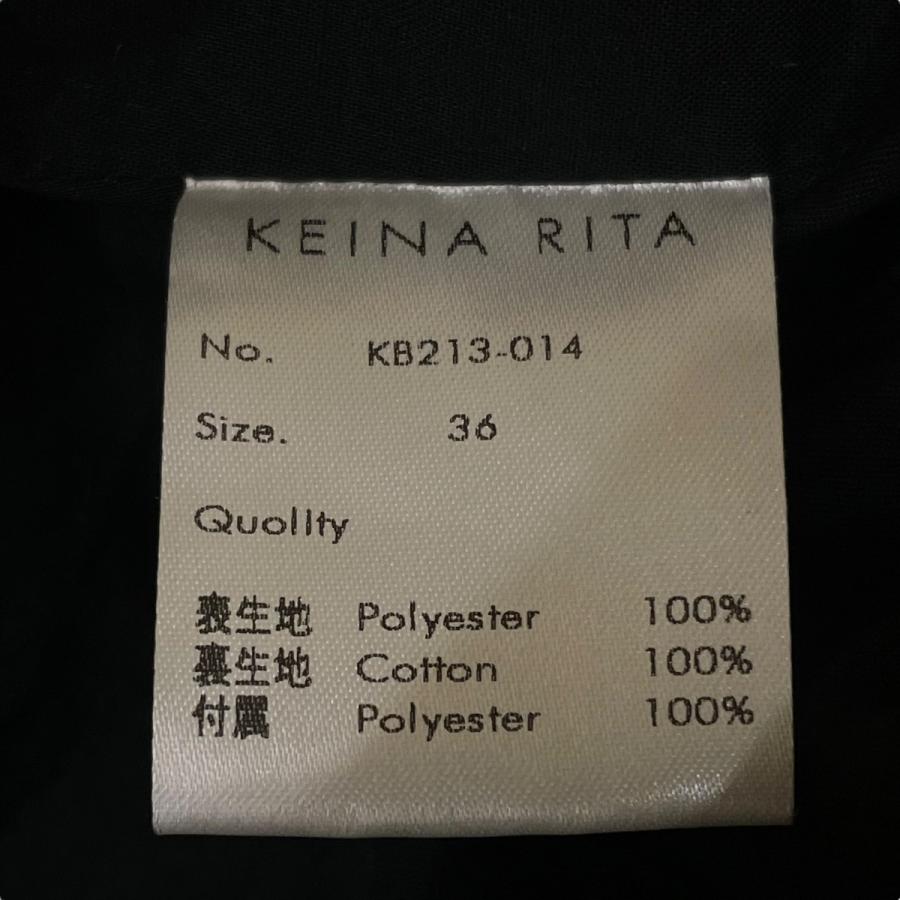 値下げ】KEINA RITA ノースリーブブラウス KB213-014 ブラック サイズ 