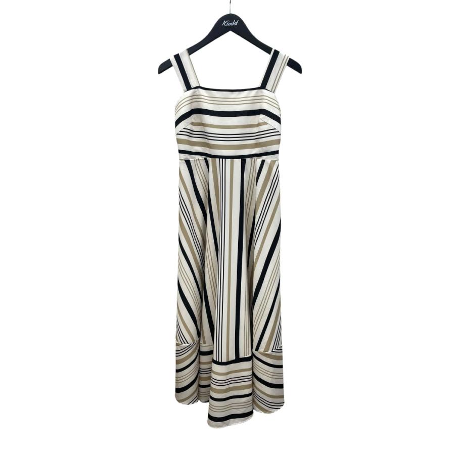 Her lip to 【値下げ】Her lip to Cordelia Striped Ribbon Dress