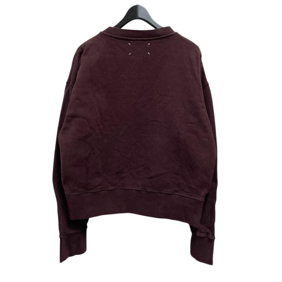 メゾン マルジェラ 1 10 Maison Margiela 1 10 22AW 反転ロゴ ロゴスウェット S51GU0117 バーガンディー サイズ_1