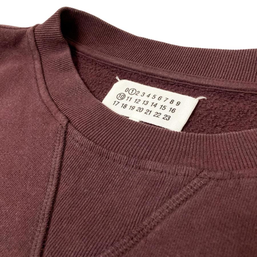 メゾン マルジェラ 1 10 Maison Margiela 1 10 22AW 反転ロゴ ロゴスウェット S51GU0117 バーガンディー サイズ_2
