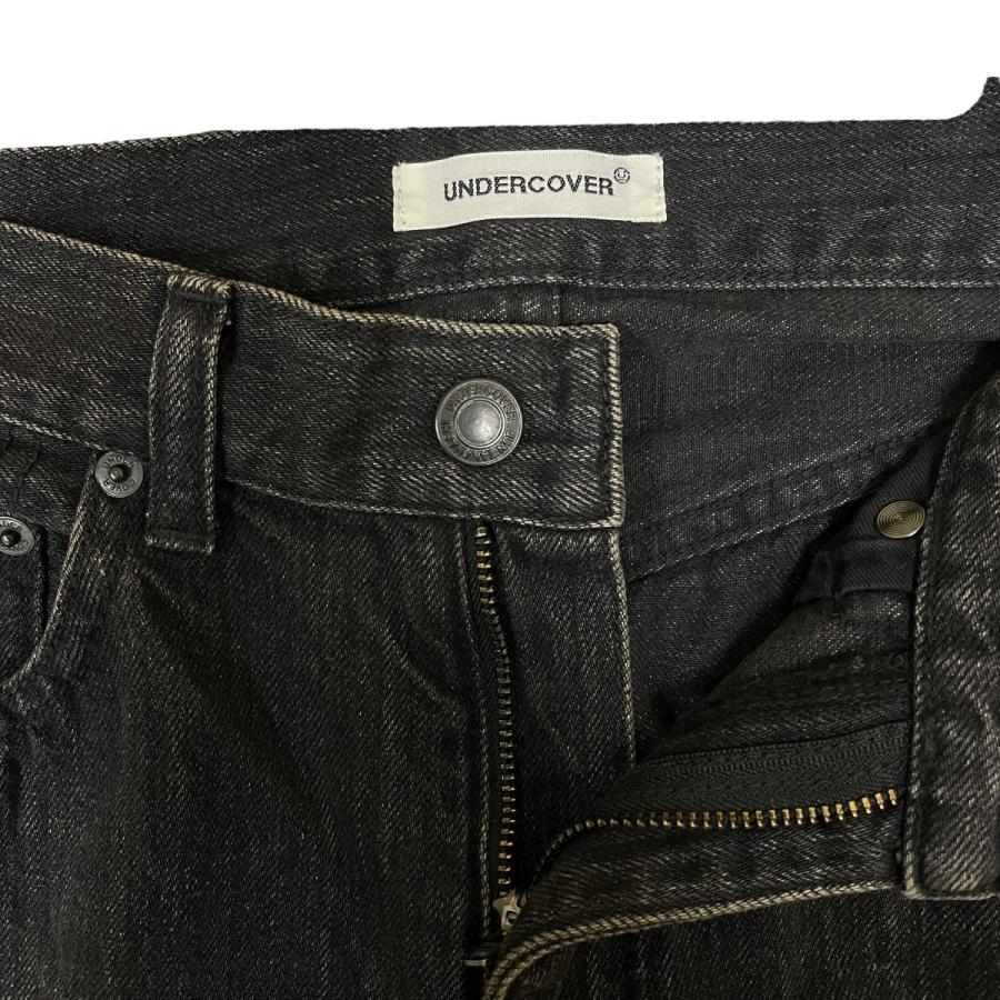 値下げ】UNDERCOVER 切り替えデニムパンツ UP2E1503 ブラック サイズ