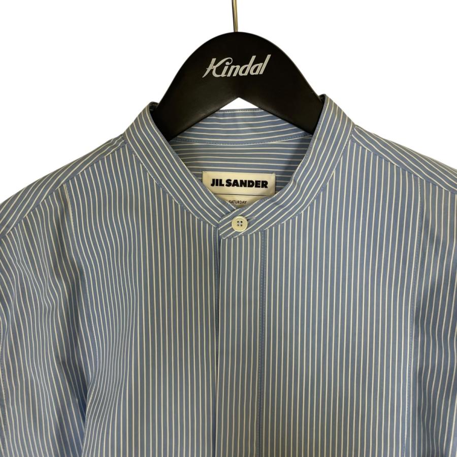 JIL SANDER（ジルサンダー） ストライプ コットンシャツ ロングシャツ