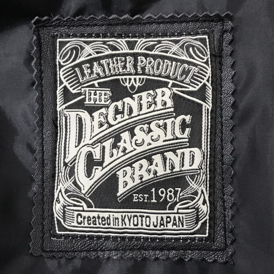 DEGNER（デグナー） レザージャケット ブラック サイズ：M