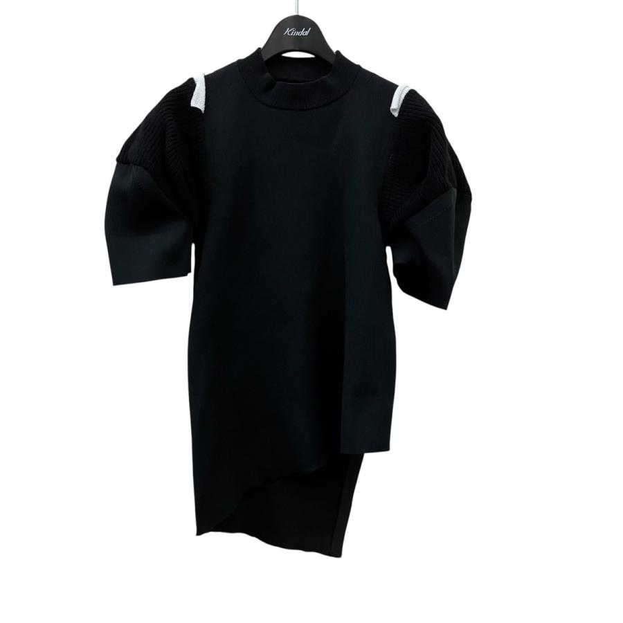 最終お値下げsacaiサカイツイルニットプルオーバー半袖ロング丈 sacai（サカイ） 【値下げ】sacai 23AW Knit Pullover 23-06848