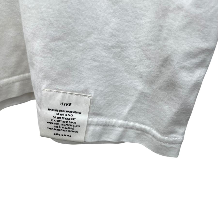 HYKE（ハイク） クロップド Tシャツ 241-12378 ホワイト サイズ：1