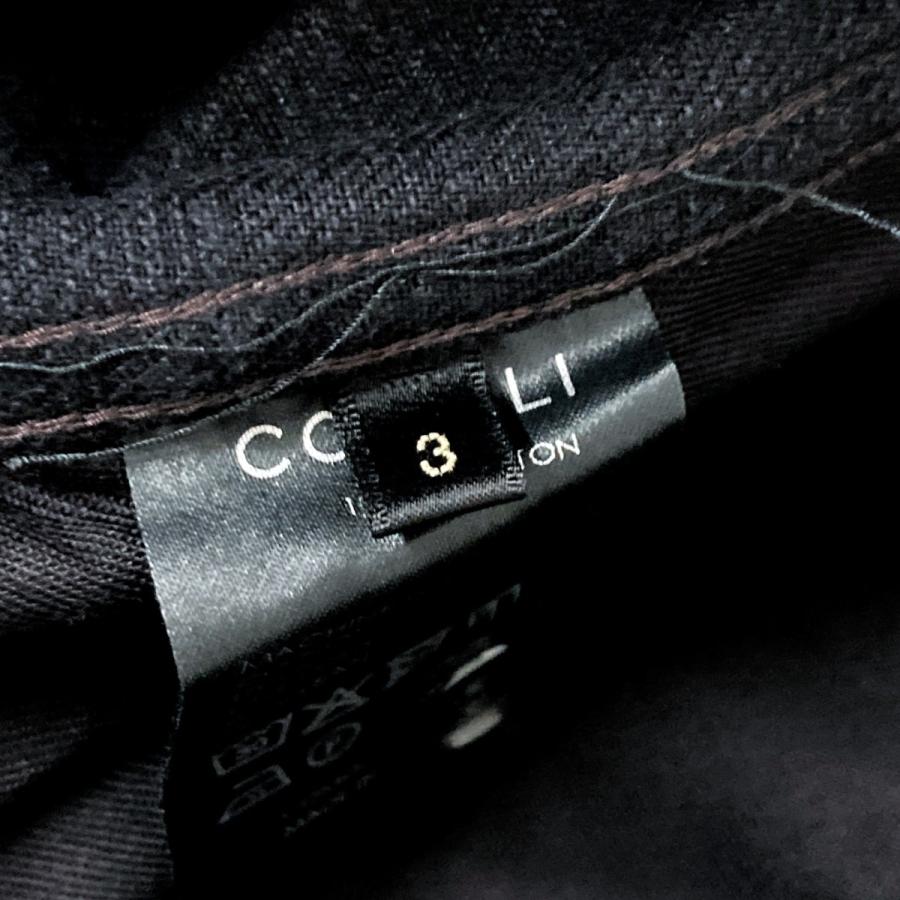 COMOLI（コモリ） COMOLI 25AW ブラックデニム ベルテッドパンツ C03