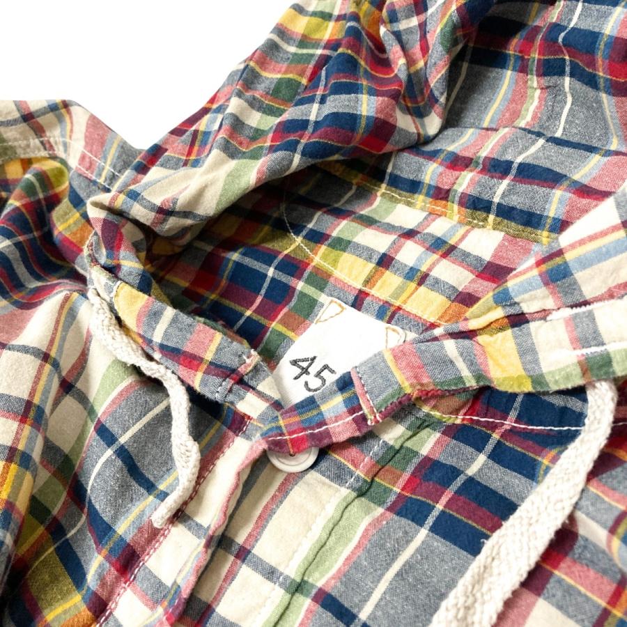 45R（フォーティファイブアール） チェック シャツワンピース 70450131