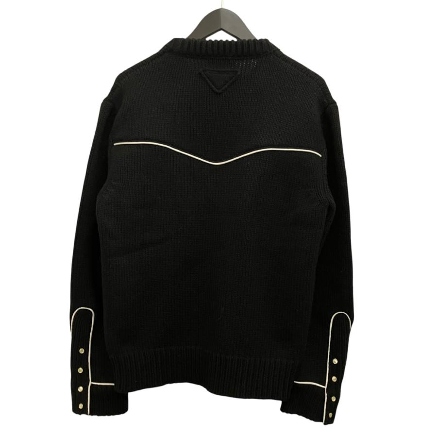 プラダ PRADA 25AW 【UMF074 S000 Wool Pullover With Star Embroidery】 ウールニットセーター_1
