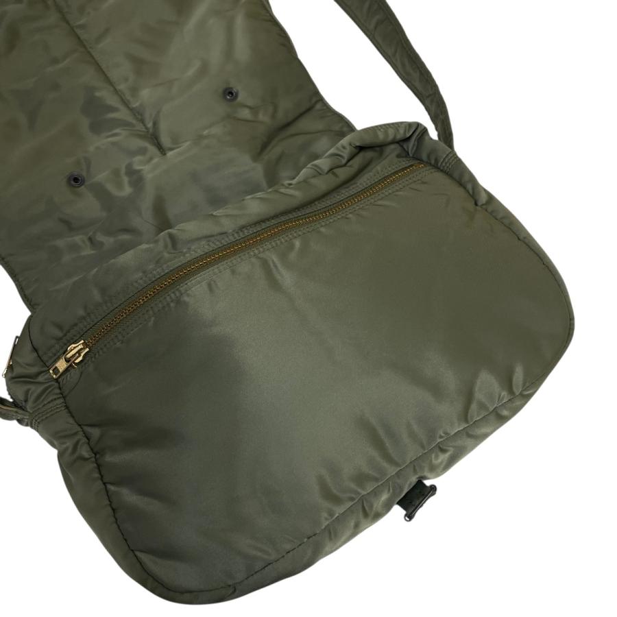 PORTER ポーター TANKER 2WAY フラップ ショルダーバッグ カーキ