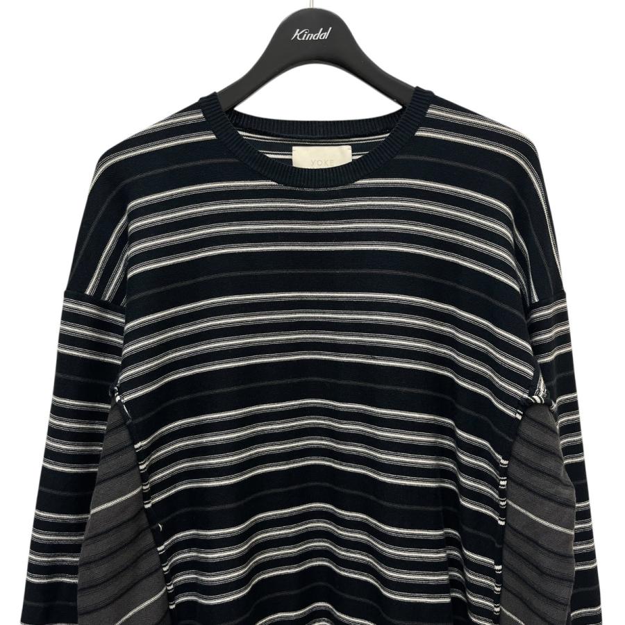 YOAK（ヨーク） YOKE 22SS BORDER CONNECTING CREWNECK ボーダー