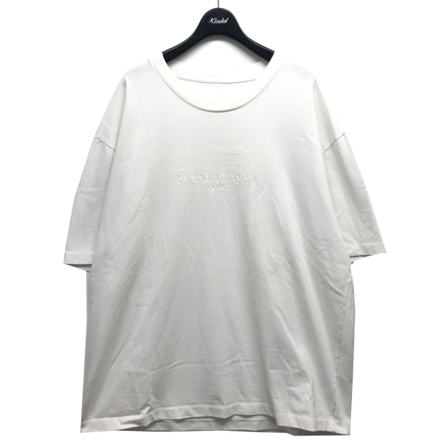 値下げ】Maison Martin Margiela 10 20SS「BRAILLE LOGO TEE」ロゴ刺繍 