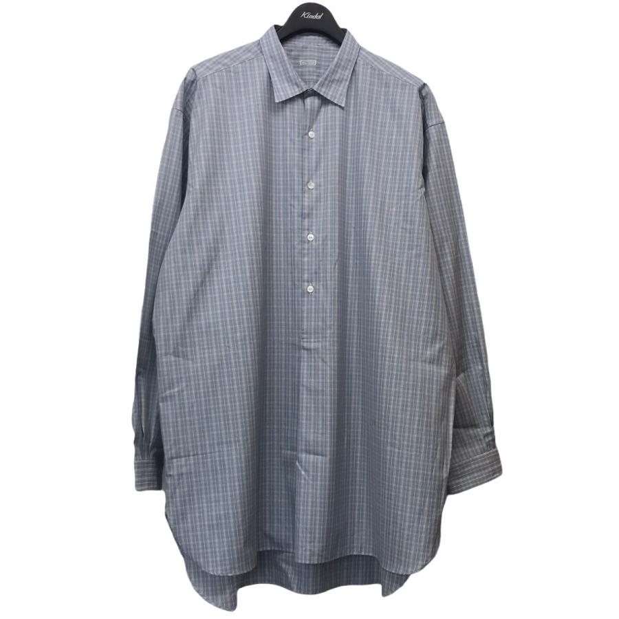 値下げ】A．PRESSE 22SS「Pullover Granpa Shirt」プルオーバー