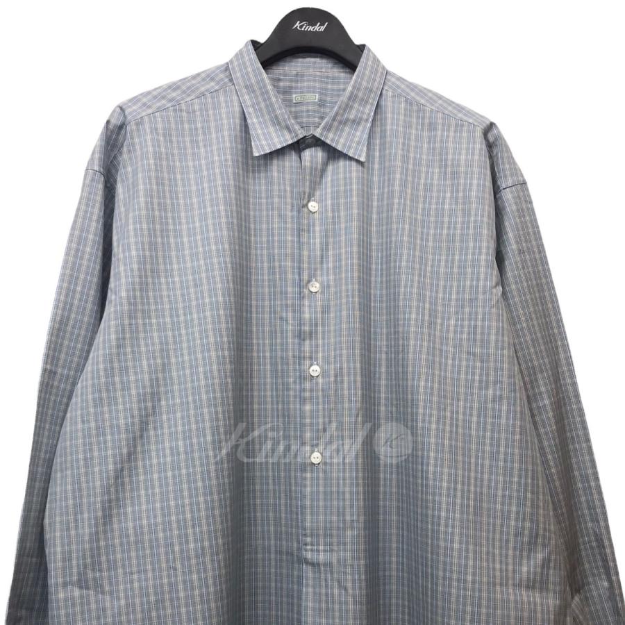 値下げ】A．PRESSE 22SS「Pullover Granpa Shirt」プルオーバー 