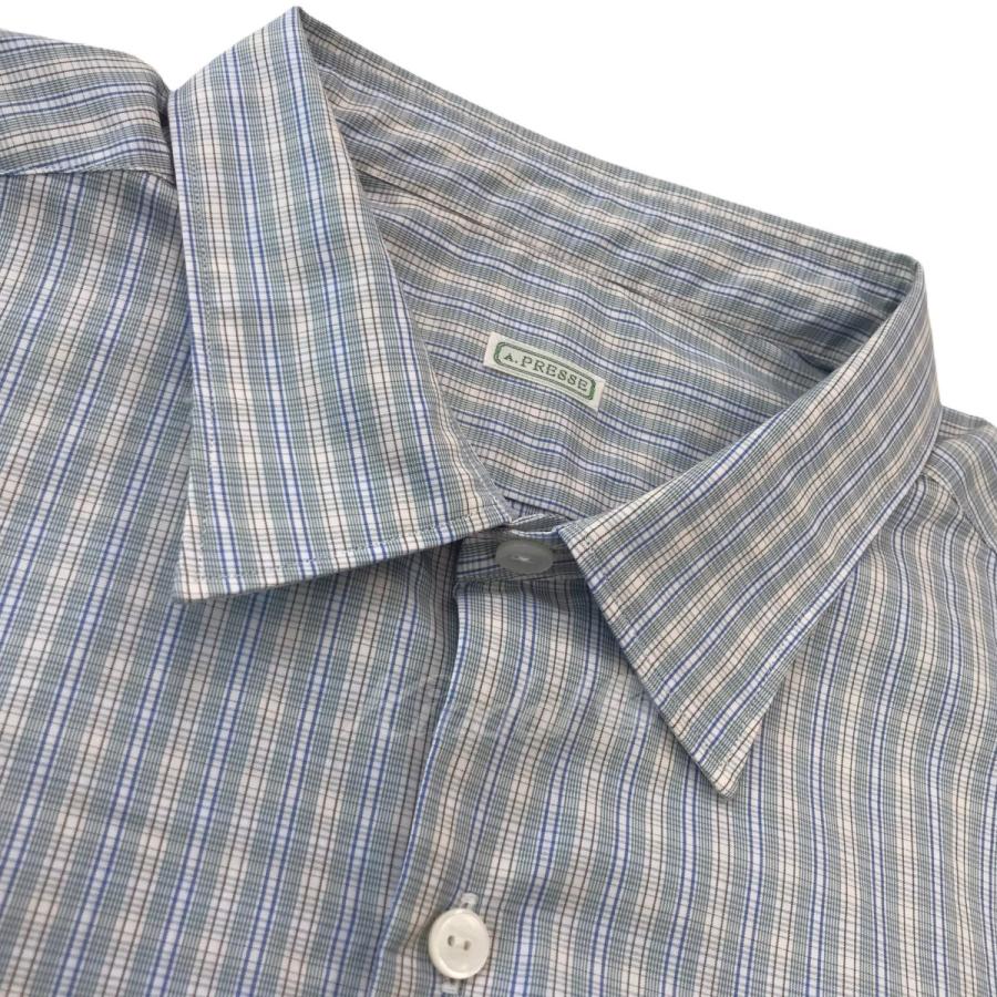 値下げ】A．PRESSE 22SS「Pullover Granpa Shirt」プルオーバー 