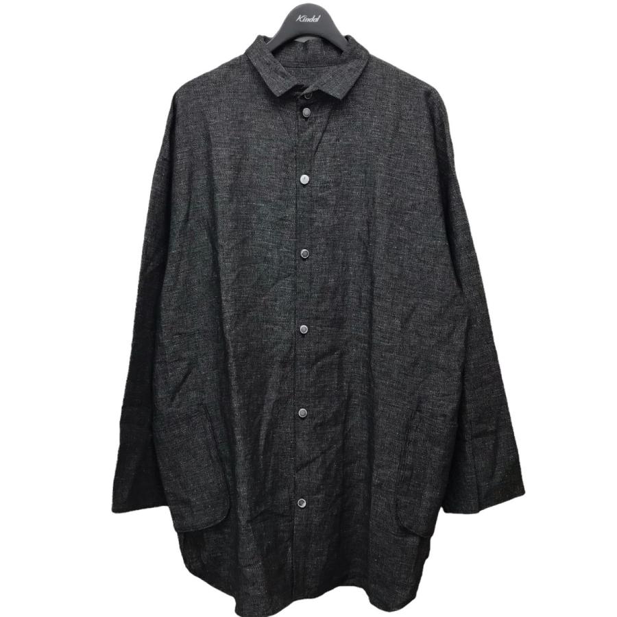 Porter Classic Classic Bresson Linen Shirt Jacket ブレッソンリネンシャツジャケット グレー Jacket ブレッソンリネンシャツジャケット サイズ 3 メンズファッション 代官山店 ブランド古着カインドオル