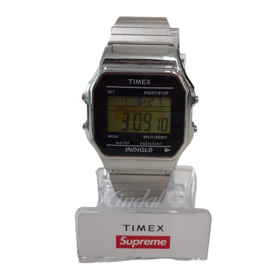 Supreme×TIMEX 19AW「Digital Watch」デジタルウォッチ シルバー サイズ：- (代官山店) 220706 :