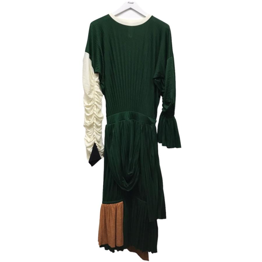 nagonstans 【値下げ】nagonstans 18AW プリーツロングワンピース  