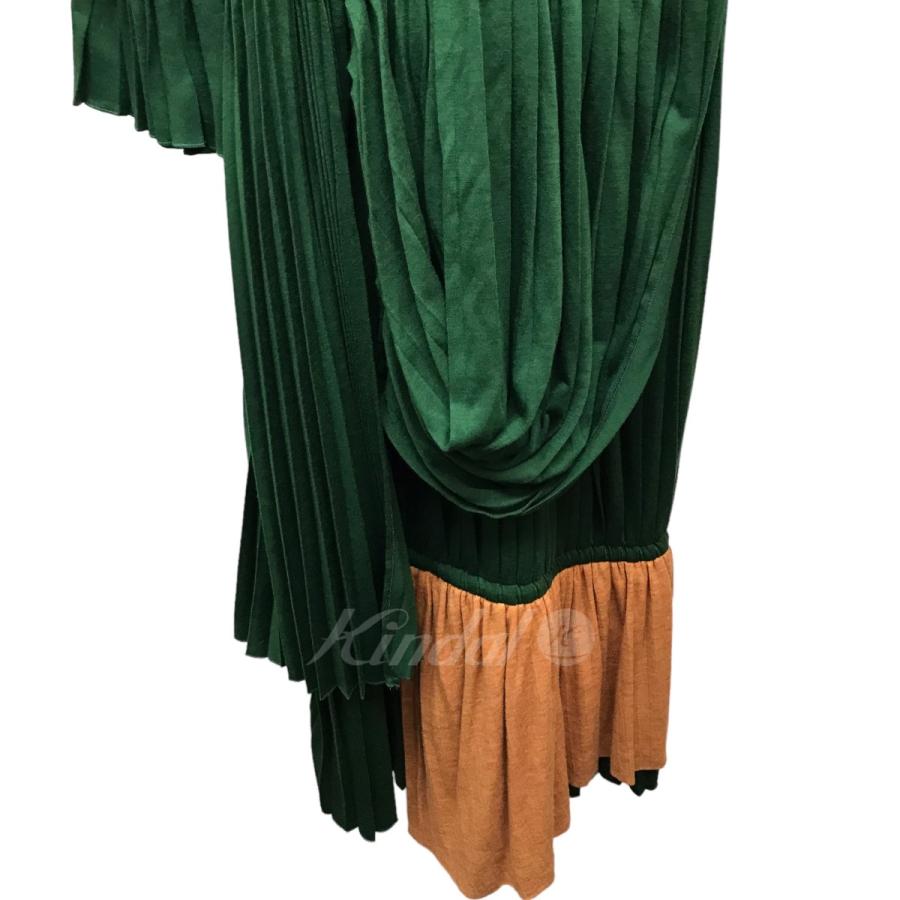 nagonstans 【値下げ】nagonstans 18AW プリーツロングワンピース  