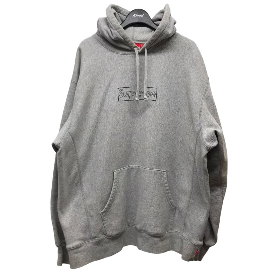 値下げ】SUPREME×KAWS 21SS「KAWS Chalk Logo Hooded Sweatshirt」BOX