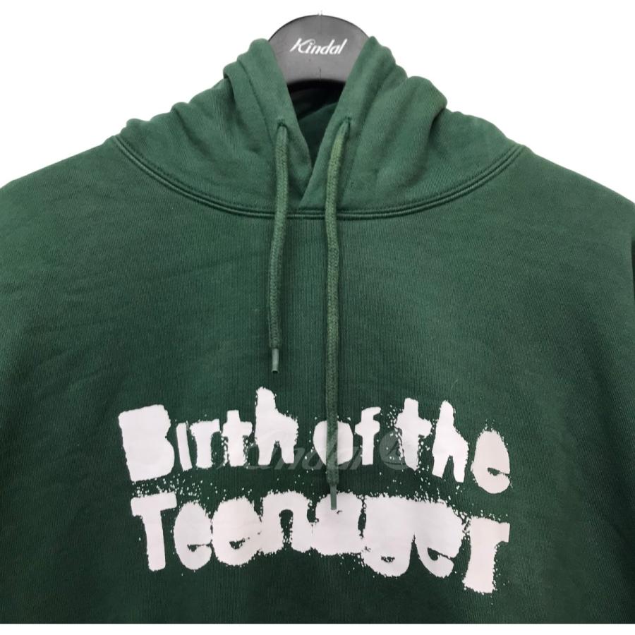 【値下げ】BoTT 「Birth The Teenager Hoodie」プリントプルオーバーパーカー グリーン サイズ：XL (代官山店)｜kindal｜03