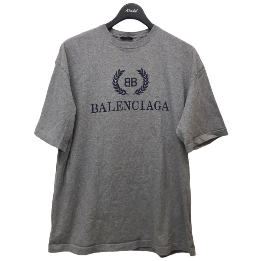 バレンシアガ BALENCIAGA 「BB Balenciaga Tee」BBロゴプリンTシャツ 