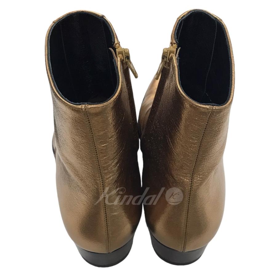 値下げ】SAINT LAURENT PARIS サイドジップワイアットレザーブーツ 