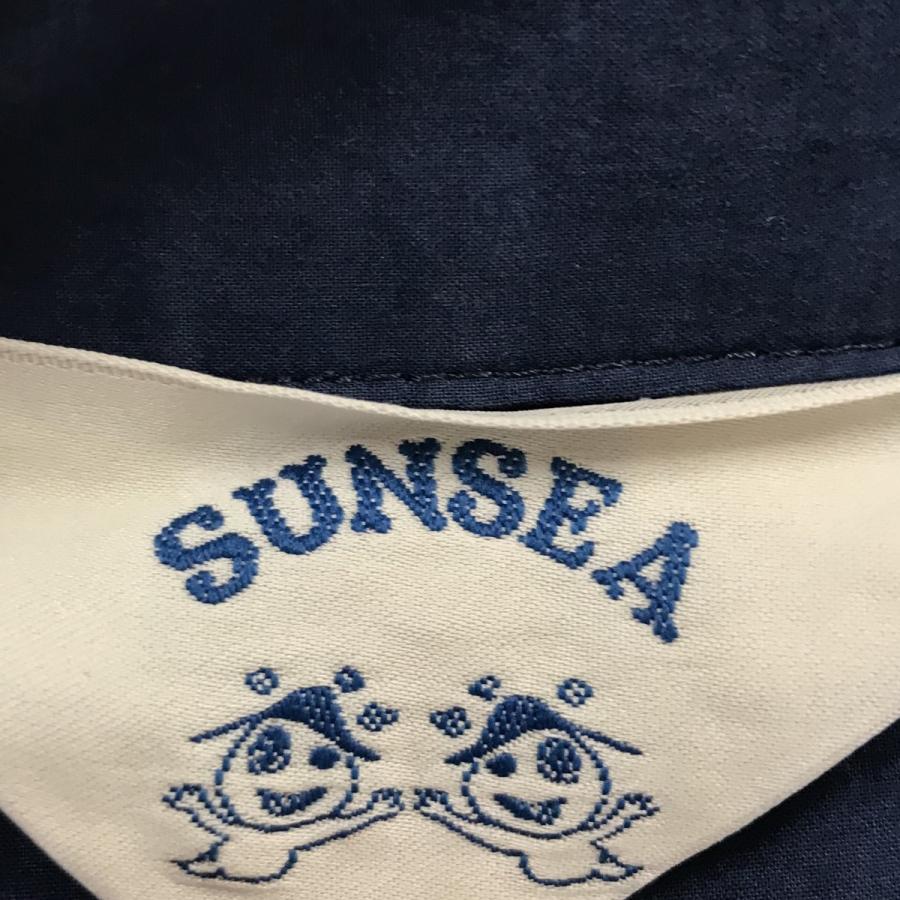 サンシー SUNSEA 「COTTON FRIED SHRIMP SHIRT」 オープンカラー半袖シャツ 16S10 ネイビー サイズ：1｜kindal｜03