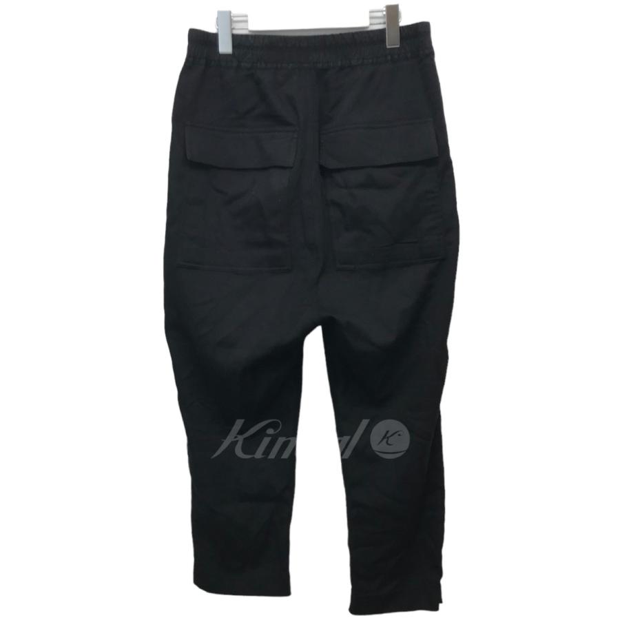 【値下げ】Rick Owens 「DRAWSTRING ASTAIRES CROPPED PANTS」ドローストリングパンツ ブラック サイズ：46 (代官山店)｜kindal｜02