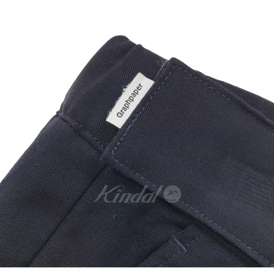 値下げ】Graphpaper 「SELVAGE WOOL COOL PANTS」シェフパンツ 