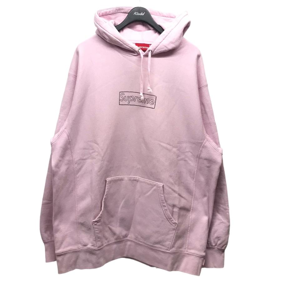 Supreme × KAWS/21SS/Chalk Logo Hooded