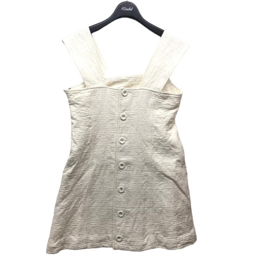 FUMIKA_UCHIDA フミカウチダ FUMIKA UCHIDA コットンシルクミニドレス  