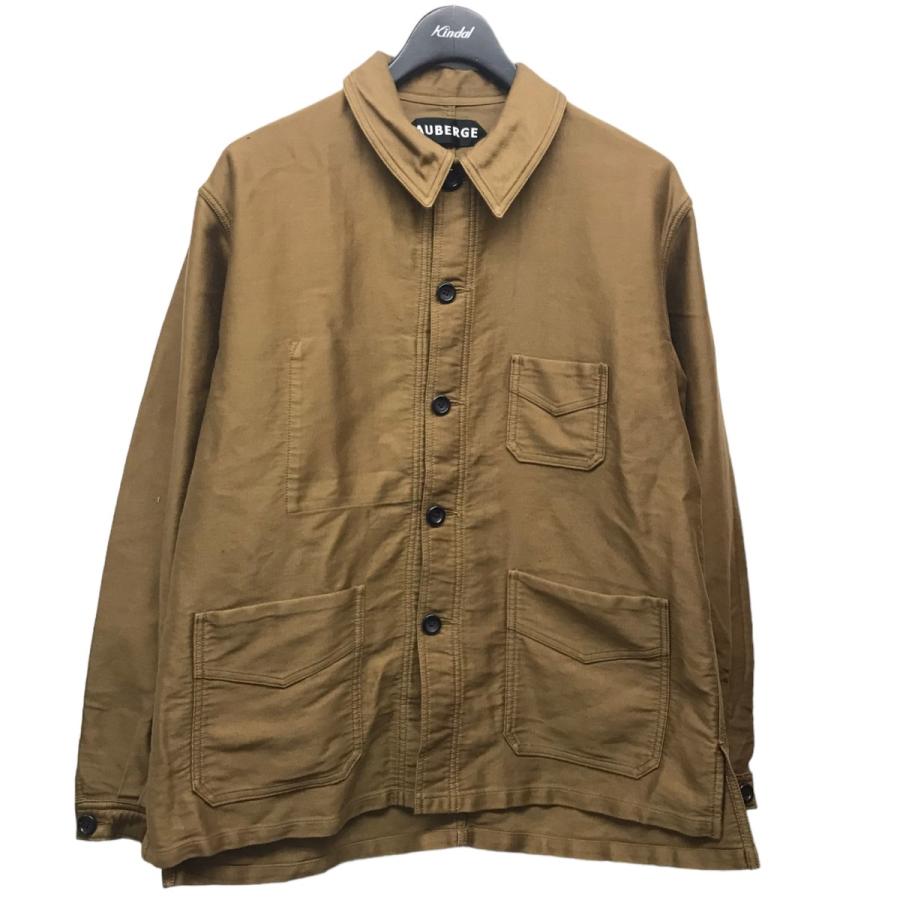 オーベルジュ/シャルボン ディープ/モールスキン/フレンチワークジャケット