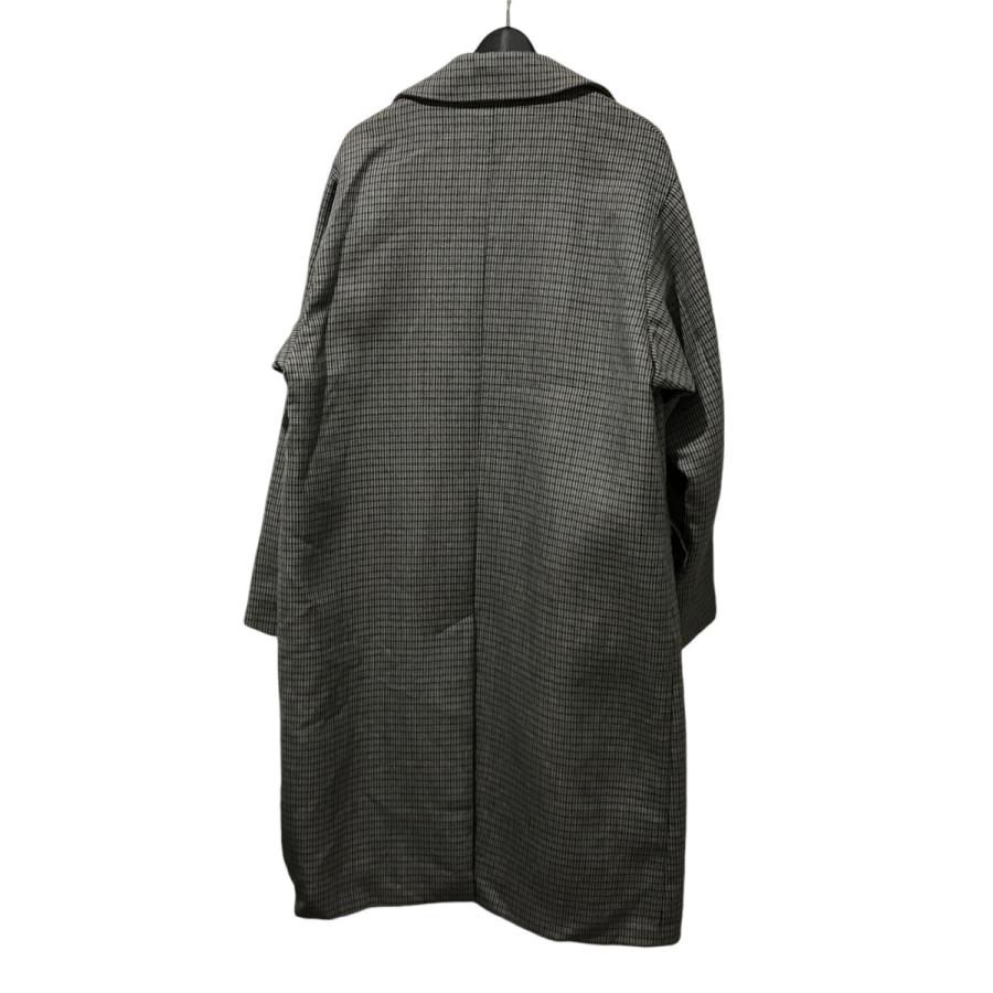 AURALEE オーラリー DOUBLE FACE CHECK SOUTIEN COLLAR COAT ダブル 
