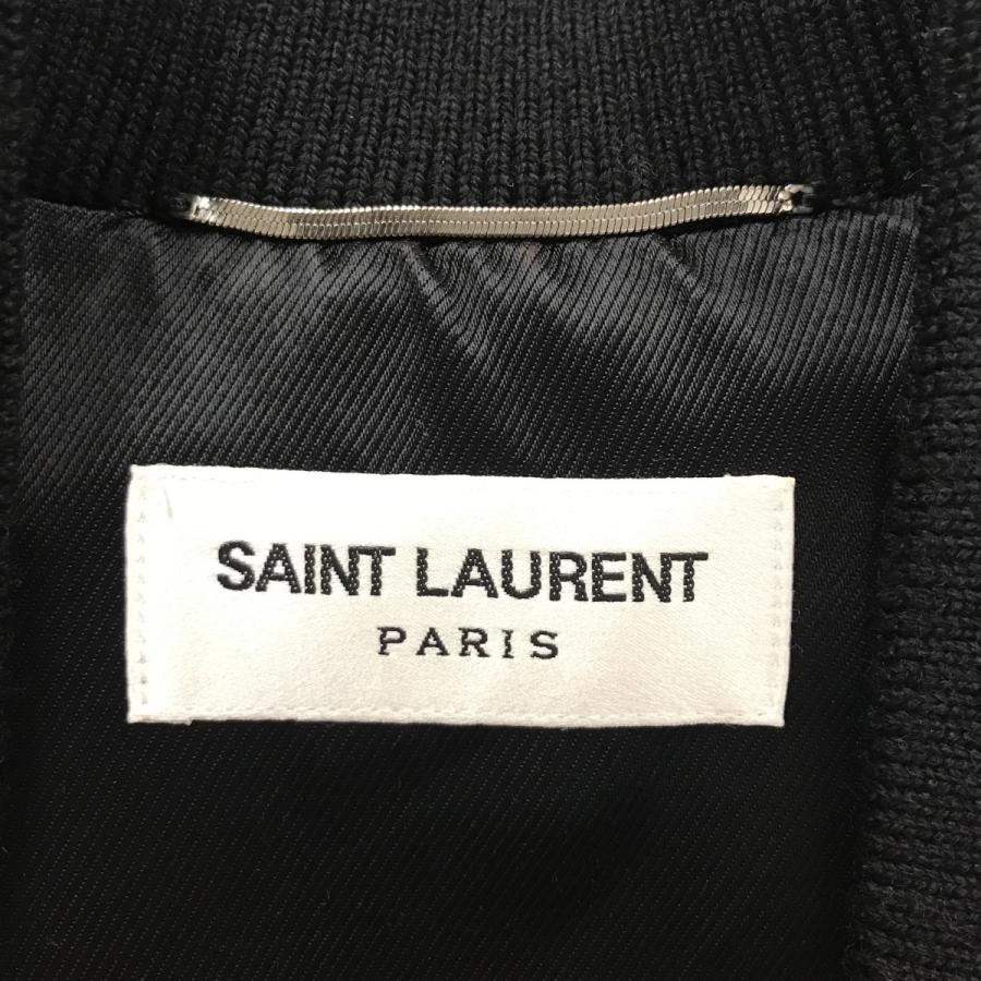 値下げ】Saint Laurent Paris サテンテディジャケット 668461 ブラック