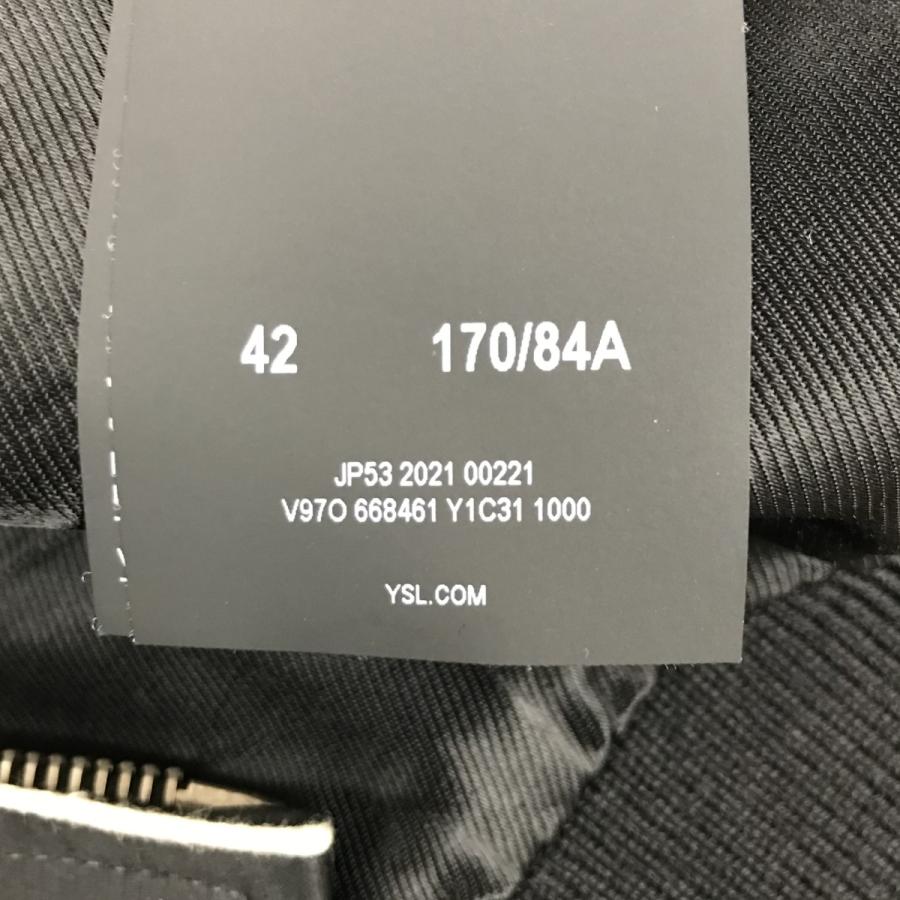 値下げ】Saint Laurent Paris サテンテディジャケット 668461 ブラック