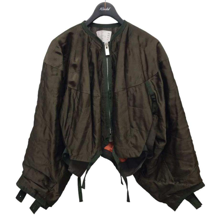 sacai サカイ 24SS「Satin Quilted Blouson」サテンキルティング 