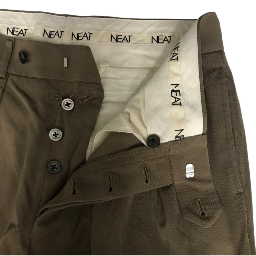 NEAT 【値下げ】NEAT 2タックワイドパンツ ブラウン サイズ:4 NEAT 【値下げ】NEAT 2タックワイドパンツ ブラウン サイズ:4