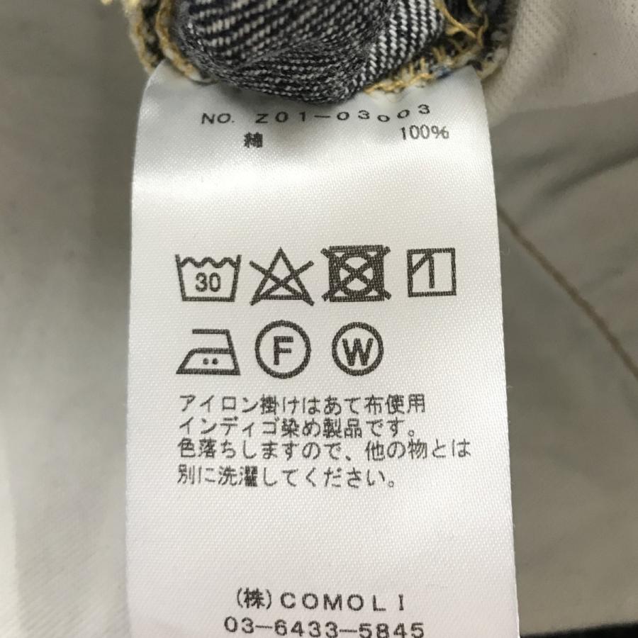 コモリ COMOLI 24SS 5Pデニムパンツ Z01-03003 インディゴ 