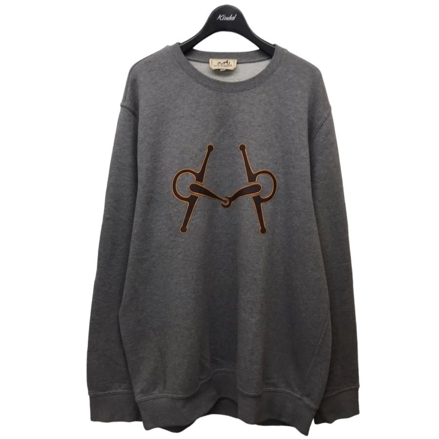 値下げ】HERMES 19SS「Horse-bit Crewneck Sweat」ホースビットクルー 