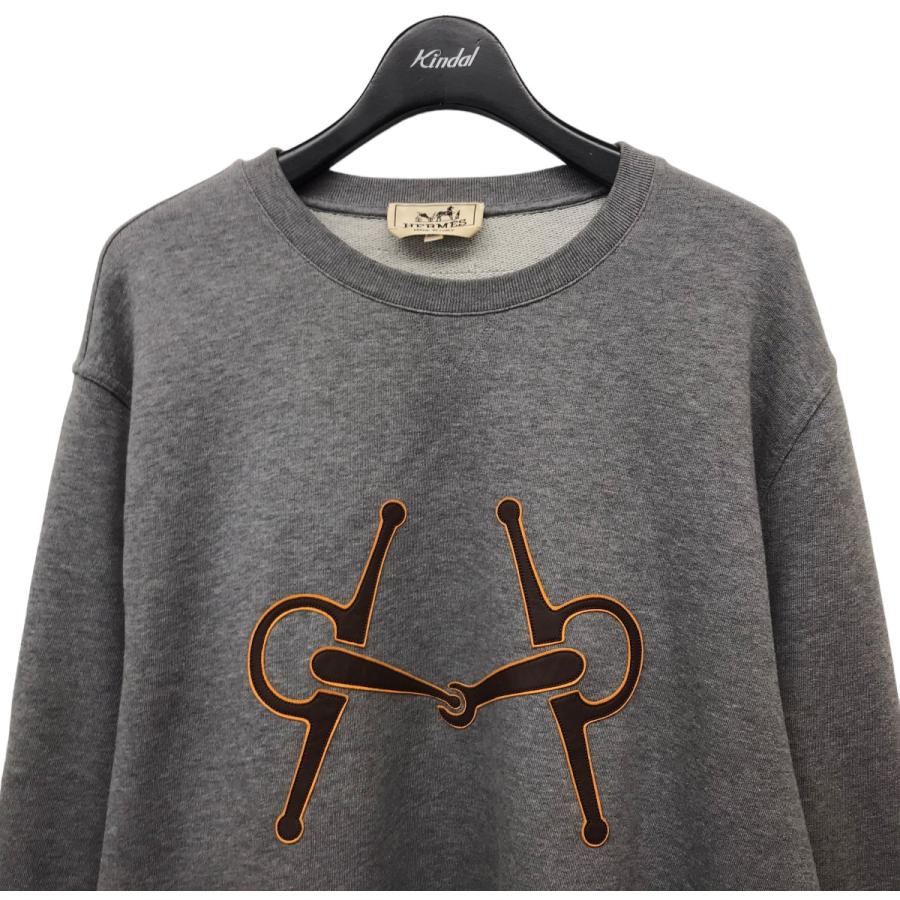 値下げ】HERMES 19SS「Horse-bit Crewneck Sweat」ホースビットクルー 