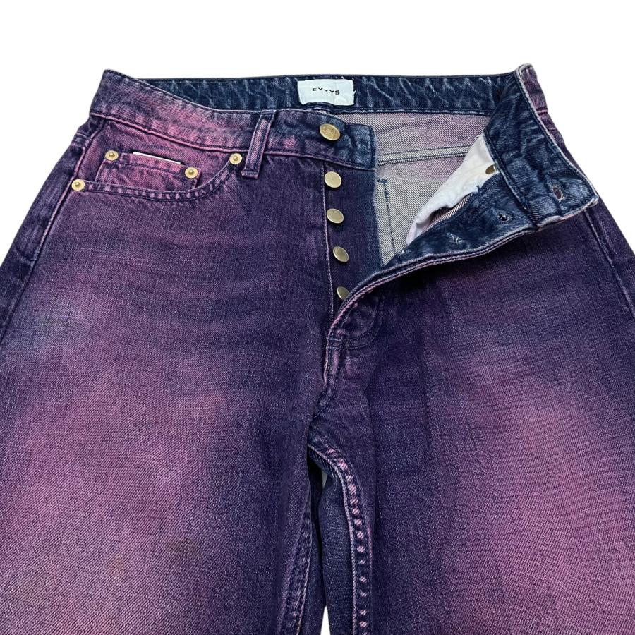 EYTYS エイティーズ Eytys ORION 加工デニムパンツ パープル サイズ 