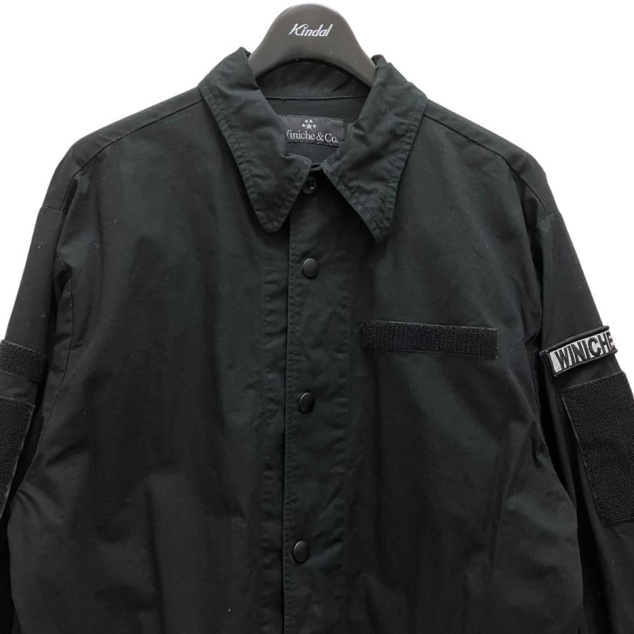 ウィニッチアンドコー Winiche＆Co． シャツジャケット ブラック 