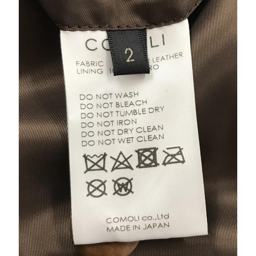 COMOLI 【値下げ】COMOLI スエードライダージャケット ブラウン サイズ 