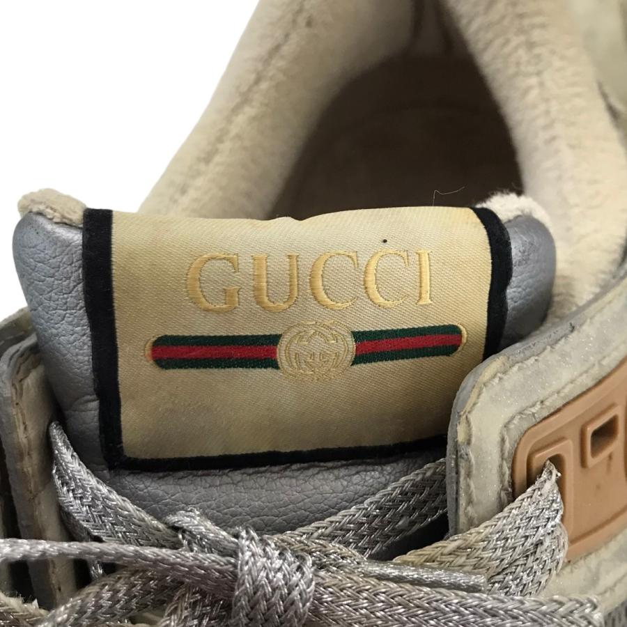 GUCCI 【値下げ】GUCCI USED加工ウルトラスペーススニーカー オフ 