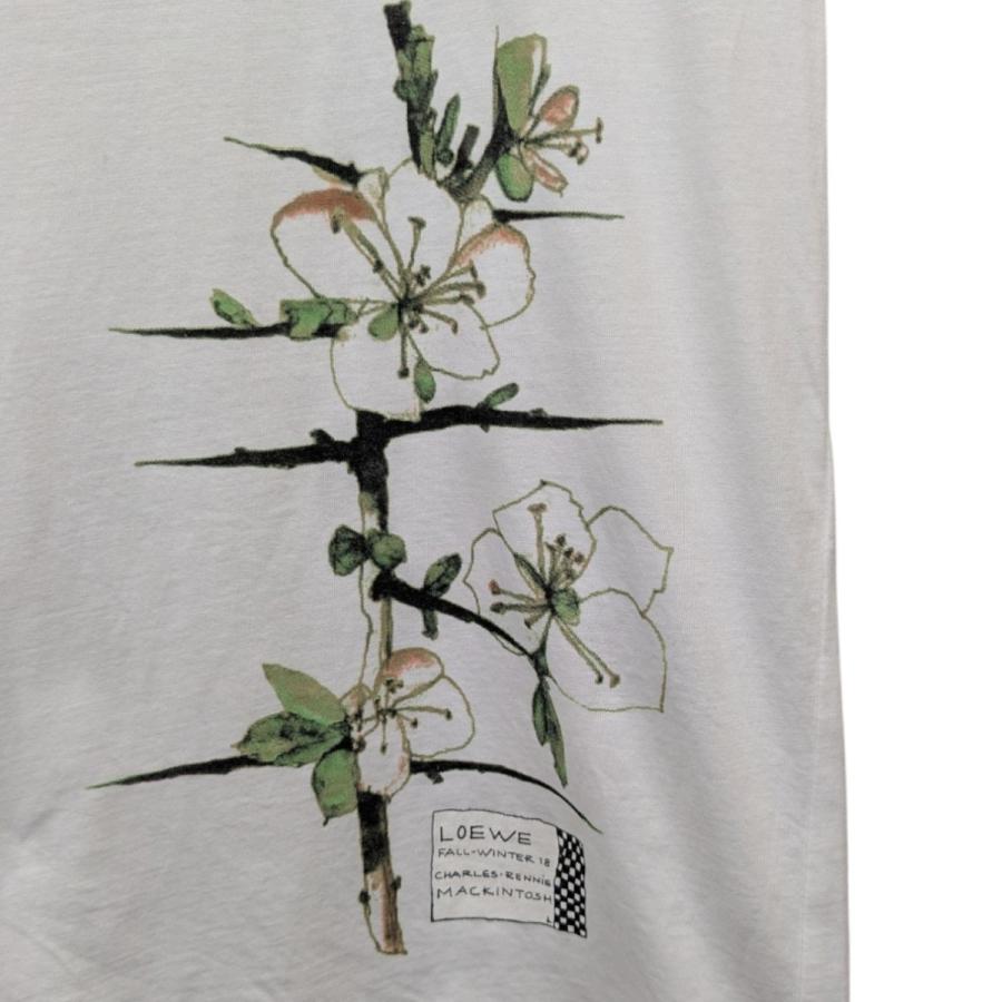 LOEWE ロエベ ボタニカルTシャツ S6199450CR ホワイト サイズ：XS 