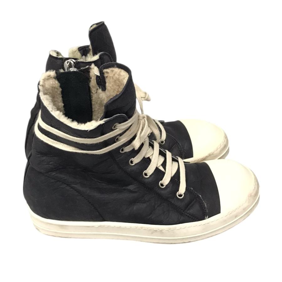 Rick Owens 【値下げ】RICK OWENS ムートンラモーンズハイカット 