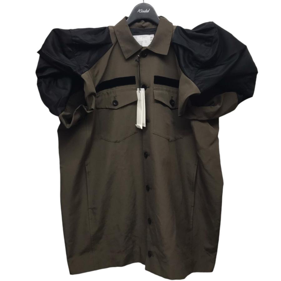 sacai 【値下げ】sacai 24AW「Nylon Twill Mix Grosgrain Dress