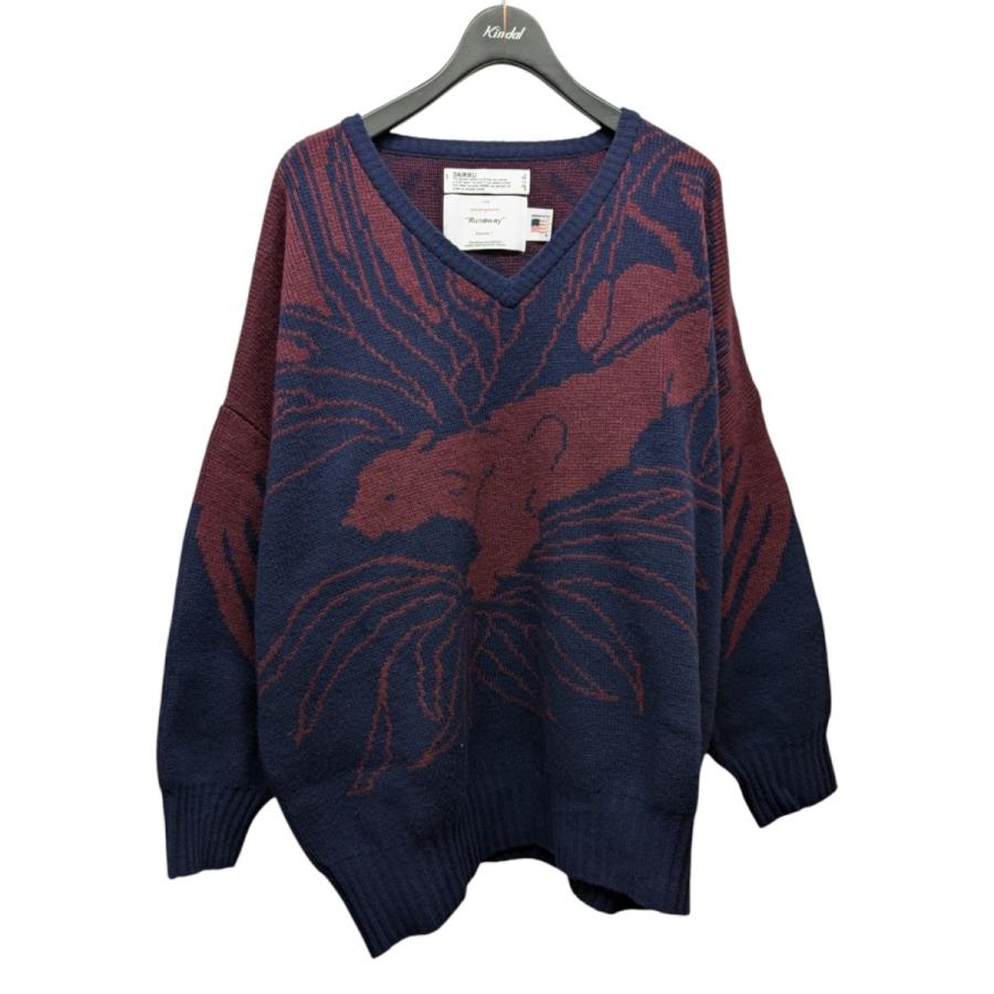 ダイリク DAIRIKU 23SS Leopard Pullover Knit レオパードプルオーバー 