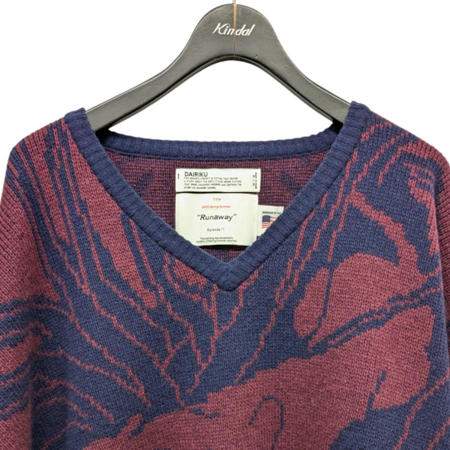 23ss DAIRIKU “Leopard” Pullover Knit